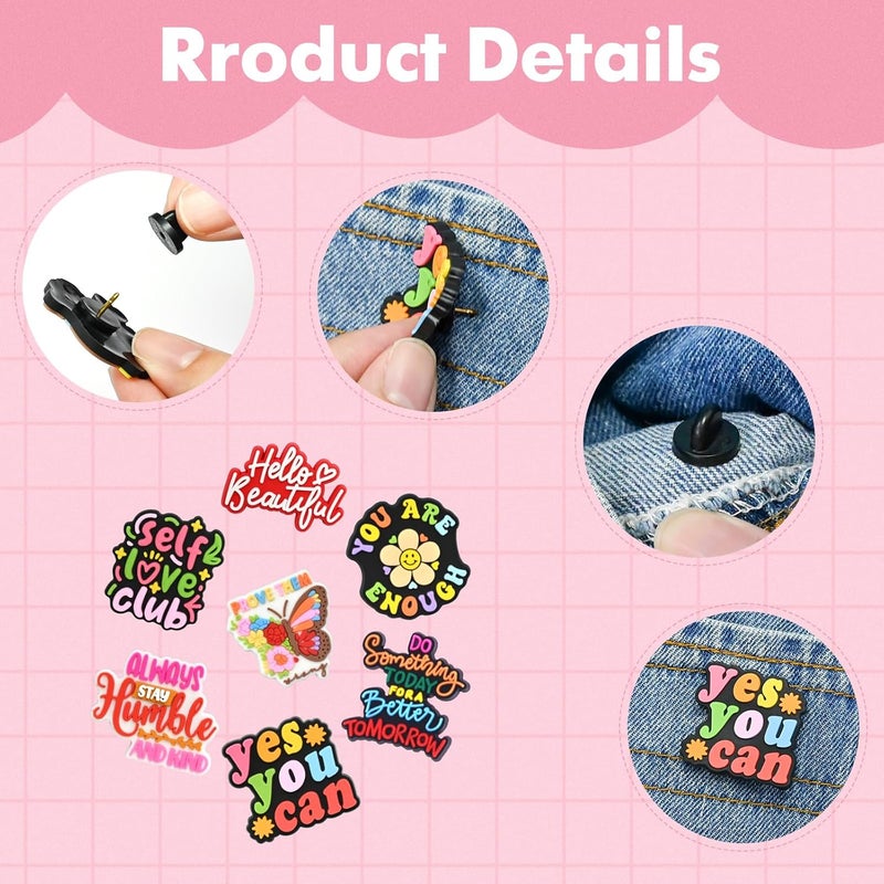Ibuclein Pins for Backpacks DIY kawaii Lapel Pins Badges Bulk Cute Brooch Pin Funny Button Pin for Girl Bags Cloths Decor Accessories gifts - Image 5